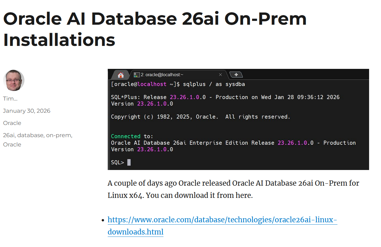 Oracle26ai_on_prem